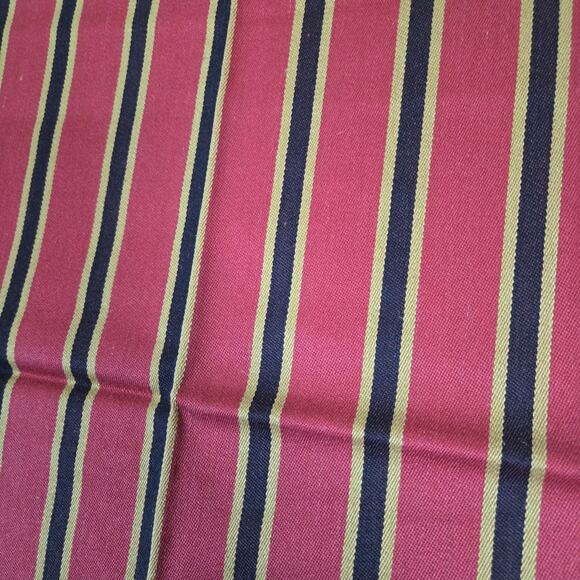 VTG Ralph Lauren Upholstery Fabric Remnant Garston Stripe Canterbury/black 0780 - Picture 2 of 5